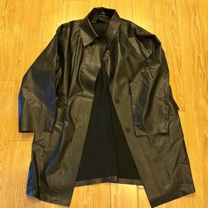 BELOW OIL BACK SLIT COAT